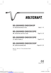 VOLTCRAFT BS-250XWSD Bedienungsanleitung