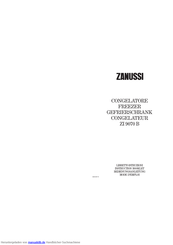 Zanussi ZI 9070 B Bedienungsanleitung