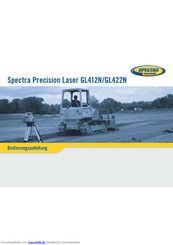 Spectra Precision Laser GL 422 N Bedienungsanleitung
