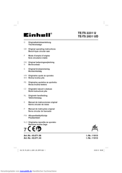 EINHELL TE-TS 2231 U Originalbetriebsanleitung