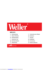 Weller WDD 81V Betriebsanleitung