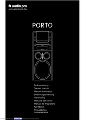 Audio Pro PORTO Bedienungsanleitung