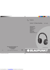 Blaupunkt Comfort 112 Noise Cancelling Bedienungsanleitung