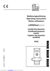 IFM Electronic efector500 PF39 Bedienungsanleitung