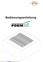 PV INTEG FORMSOL 260 Bedienungsanleitung