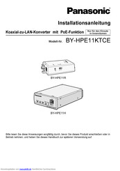 Panasonic BY-HPE11KTCE Installationsanleitung