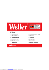 Weller W-Serie Betriebsanleitung