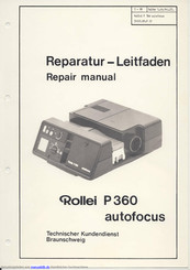 Rollei 36802.99.0 22 Reparatur-Leitfaden
