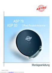 ASTRO asp 85 Montageanleitung