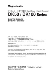Magnescale DK100NR5 Bedienungsanleitung