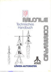 Atari MISSILE COMMAND Technisches Handbuch