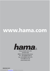 Hama H-210 Bedienungsanleitung