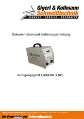 Gigerl & Kollmann Schweisstechnik CARBONFIX RPS Bedienungsanleitung