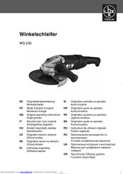 Lux Tools WS-230 Originalbetriebsanleitung