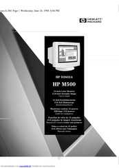 HP M500 Benutzerhandbuch