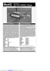 REVELL Eurocopter EC145 ADAC/Rega Montageanleitung