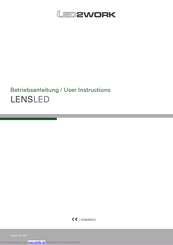 LED2WORK Lensled Betriebsanleitung