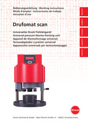 Dreve Dentamid Drufomat scan D3300 Bedienungsanleitung