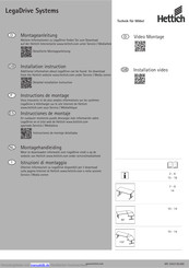 Hettich LegaDrive Systems Montageanleitung