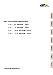 Axis AXIS P1214-E Installationsanleitung