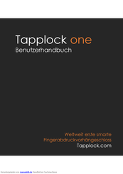 tapplock one Benutzerhandbuch