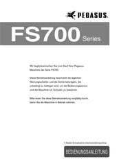 Pegasus FS701-G0 Bedienungsanleitung