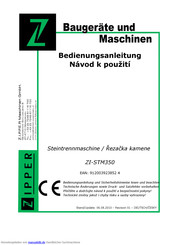 Zipper ZI-STM350 Bedienungsanleitung