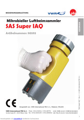 VWR International SAS Super IAQ Bedienungsanleitung