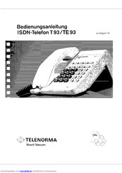 Telenorma TE93 Bedienungsanleitung