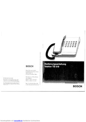 Bosch TB 519 Bedienungsanleitung