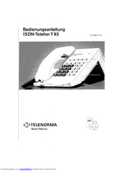 Telenorma T 93 Bedienungsanleitung