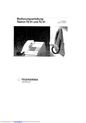 Telenorma TE 91 Bedienungsanleitung