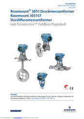 Emerson Rosemount 3051CF Kurzanleitung