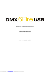 TerraTec DMX 6Fire USB Handbuch