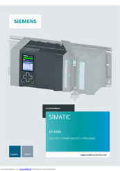 Siemens CPU 1515T-2 PN Gerätehandbuch
