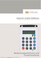 Vasco DP835A Bedienungsanleitung Und Funktionsweise