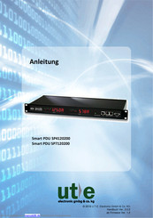 UTE Electronic Smart PDU SP4120200 Anleitung