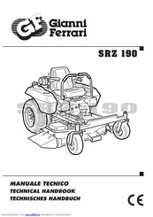 Gianni Ferrari SRZ 190 Technisches Handbuch