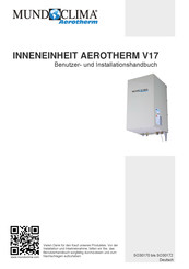mundoclima AEROTHERM V17 SO30172 Benutzer- Und Installationshandbuch