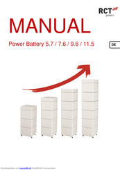 RCT Power Power Battery 5.7 Handbuch