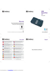 Sandberg USB SOUND BOX 7.1 Benutzerhandbuch