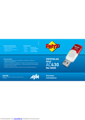 AVM FRITZ!WLAN AC 430 MU-MIMO Einrichten Und Bedienen