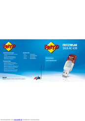 AVM FRITZ!WLAN AC 430 MU-MIMO Einrichten Und Bedienen