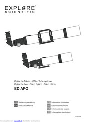 Explore Scientific ED APO Bedienungsanleitung