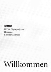 BenQ PE7700 Benutzerhandbuch