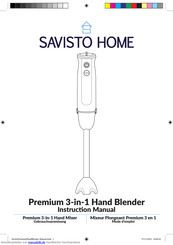 Savisto home Premium Gebrauchsanweisung