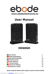 Ebode HD60GH Bedienungsanleitung