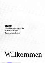 BenQ PB8260 Benutzerhandbuch