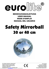 EuroLite Spiegelkugel 20 cm Montageanleitung