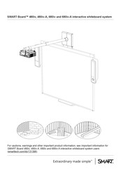 SMART Board 480iv-A Bedienungsanleitung